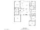 Detailed floor plan showcasing the layout of a 2775 sq ft house, including dimensions of rooms and garage at 2045 E San Carlos Pl, Chandler, AZ 85249