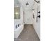 Modern shower with a glass enclosure and sleek fixtures at 20644 E Sunrise Ct, Queen Creek, AZ 85142