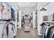 Organized walk-in closet with ample shelving and hanging space at 20644 E Sunrise Ct, Queen Creek, AZ 85142