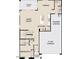 Open concept floor plan featuring a spacious great room, kitchen, tandem garage and bedroom suite at 2351 E Homesteader Rd, San Tan Valley, AZ 85140