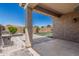 Covered back patio perfect for outdoor entertaining and relaxation at 2368 E Bellerive Dr, Gilbert, AZ 85298