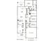 Detailed floor plan showcasing the layout of the home, including bedrooms, bathrooms, kitchen, and living spaces at 2368 E Bellerive Dr, Gilbert, AZ 85298