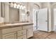 A bathroom with a double vanity and tiled floors at 27347 N Gary Rd, San Tan Valley, AZ 85144