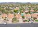 Aerial view captures the well-maintained neighborhood, highlighting the home's desirable location and curb appeal at 4043 N Ranier --, Mesa, AZ 85215