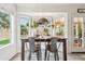 Cozy breakfast nook with views of the backyard and pool area at 4043 N Ranier --, Mesa, AZ 85215