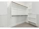 Walk-in closet with ample shelving and hanging storage, providing organized space for clothing at 4051 S Galaxy Ln, Mesa, AZ 85212