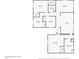 Detailed floor plan showcasing the layout of the home with dimensions for each room at 4240 E Bluefield Ave, Phoenix, AZ 85032