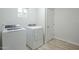 Clean laundry room features a washer, dryer, and access door at 4240 E Bluefield Ave, Phoenix, AZ 85032
