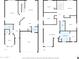 Detailed floor plan showcasing the layout of the bedrooms, bathrooms, kitchen and living areas at 4408 W Heyerdahl Dr, New River, AZ 85087
