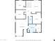 Detailed floor plan showcasing the layout of the bedrooms, bathrooms, and living areas at 4408 W Heyerdahl Dr, New River, AZ 85087