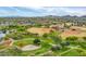 Aerial view of the sports park, featuring baseball fields, playgrounds, and open green spaces for recreation at 4408 W Heyerdahl Dr, New River, AZ 85087
