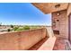 Enjoy a scenic view from this home's balcony, perfect for relaxation at 515 S Parkcrest -- # 531, Mesa, AZ 85206