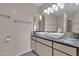 Bathroom featuring double sinks and modern fixtures at 515 S Parkcrest -- # 531, Mesa, AZ 85206