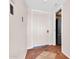 Front door with tile flooring and a view into the kitchen at 515 S Parkcrest -- # 531, Mesa, AZ 85206