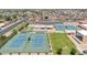 This community has multiple tennis, pickle ball, and basketball courts, plus covered seating and walking paths at 515 S Parkcrest -- # 531, Mesa, AZ 85206