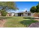 Expansive backyard with mature landscaping and established trees at 540 W La Donna Dr, Tempe, AZ 85283