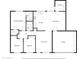 Detailed floor plan showcasing the layout of the home, including bedrooms, bathrooms, and living spaces at 540 W La Donna Dr, Tempe, AZ 85283
