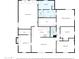 Detailed floor plan showcasing the layout of the home's rooms and spaces at 6814 N 14Th St, Phoenix, AZ 85014