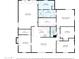 Detailed floor plan showcasing the layout of the home at 6814 N 14Th St, Phoenix, AZ 85014