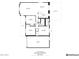 Detailed floor plan showcasing the layout of the home with room dimensions and patio at 8227 E Heatherbrae Dr, Scottsdale, AZ 85251
