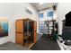 Bright home gym featuring a sauna and modern exercise equipment at 1013 W Ardmore Rd, Phoenix, AZ 85041