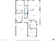 Here's a floor plan showcasing the layout of the home, including the Primary bedroom, kitchen, living room, and garage at 10541 W Foothill Dr, Peoria, AZ 85383