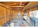 Interior view of shed with shelving and open-beam ceiling at 10541 W Foothill Dr, Peoria, AZ 85383