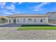 Beautiful backyard with a gravel ground cover and patch of artificial turf at 1071 N Danyell Dr, Chandler, AZ 85225