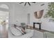 Bright living room features modern decor, wood floors, and an open floorplan at 1071 N Danyell Dr, Chandler, AZ 85225