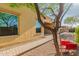 Charming exterior view of the home featuring a beautiful walkway and meticulously landscaped yard at 1526 E Hazel Dr, Phoenix, AZ 85042