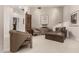 Stylish living room with cozy seating, elegant decor, and ample natural light at 18021 N 53Rd St, Scottsdale, AZ 85254