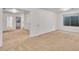 Large carpeted basement featuring recessed lighting, a window and white doors at 21759 E Estrella Rd, Queen Creek, AZ 85142