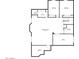 Floor plan highlighting the lower level, featuring a recreation room, laundry, and additional rooms at 21759 E Estrella Rd, Queen Creek, AZ 85142