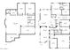 Two floor plans showing both the first and second floors with room dimensions and layout at 21759 E Estrella Rd, Queen Creek, AZ 85142