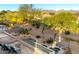 Backyard oasis with seating area, water features, lush landscaping, and desert views at 22233 N 54Th Way, Phoenix, AZ 85054