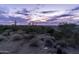Stunning desert landscape view capturing the beauty of Arizona's natural terrain and vibrant sunset hues at 3648 N Sky Point Cir, Mesa, AZ 85207