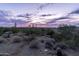 Beautiful desert landscape view with an Arizona sunset featuring native cacti and lush desert vegetation at 3648 N Sky Point Cir, Mesa, AZ 85207