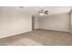 Bedroom featuring plush carpeting and ceiling fan at 3713 S 54Th Ln, Phoenix, AZ 85043