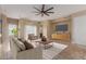 Comfortable living room with neutral tones, contemporary decor, and a cozy seating arrangement at 4617 E Culver St, Phoenix, AZ 85008