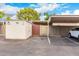 A view of the exterior storage and carport for the unit at 5037 N 81St St, Scottsdale, AZ 85250
