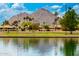 Scenic view of a mountain with a lake in front of the homes at 5037 N 81St St, Scottsdale, AZ 85250