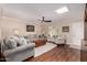 Cozy living room featuring comfortable seating and decor, and a view to entry at 5037 N 81St St, Scottsdale, AZ 85250