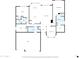 Detailed floor plan showcasing the layout of the home, including rooms, bathrooms, and garage at 6141 S Bradshaw Way, Chandler, AZ 85249