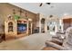 Comfortable living room with stylish decor, featuring cozy seating and an inviting atmosphere for relaxation at 6141 S Bradshaw Way, Chandler, AZ 85249