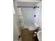 This bathroom features a tiled walk-in shower, sleek fixtures, and bright lighting at 711 W El Alba Way, Chandler, AZ 85225