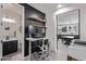 Home office located between a bathroom and the kitchen area at 10029 E Wavelength Ave, Mesa, AZ 85212
