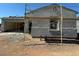 Exterior view of home being built with scaffolding at 11416 E Utah Ave, Mesa, AZ 85212
