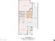 Detailed first floor plan featuring living room, kitchen, garage and bedroom spaces at 13473 N 158Th Ave, Surprise, AZ 85379