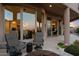 Inviting outdoor seating area with fire pit and views at 15045 E Sundown Dr, Fountain Hills, AZ 85268