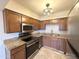Upgraded kitchen with stainless steel appliances and granite counters, modern design at 1702 W Tuckey Ln # 209, Phoenix, AZ 85015